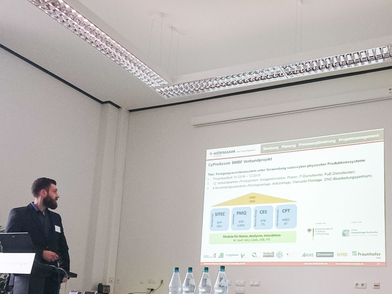 Smart Factory Demonstrator bei TBI2017