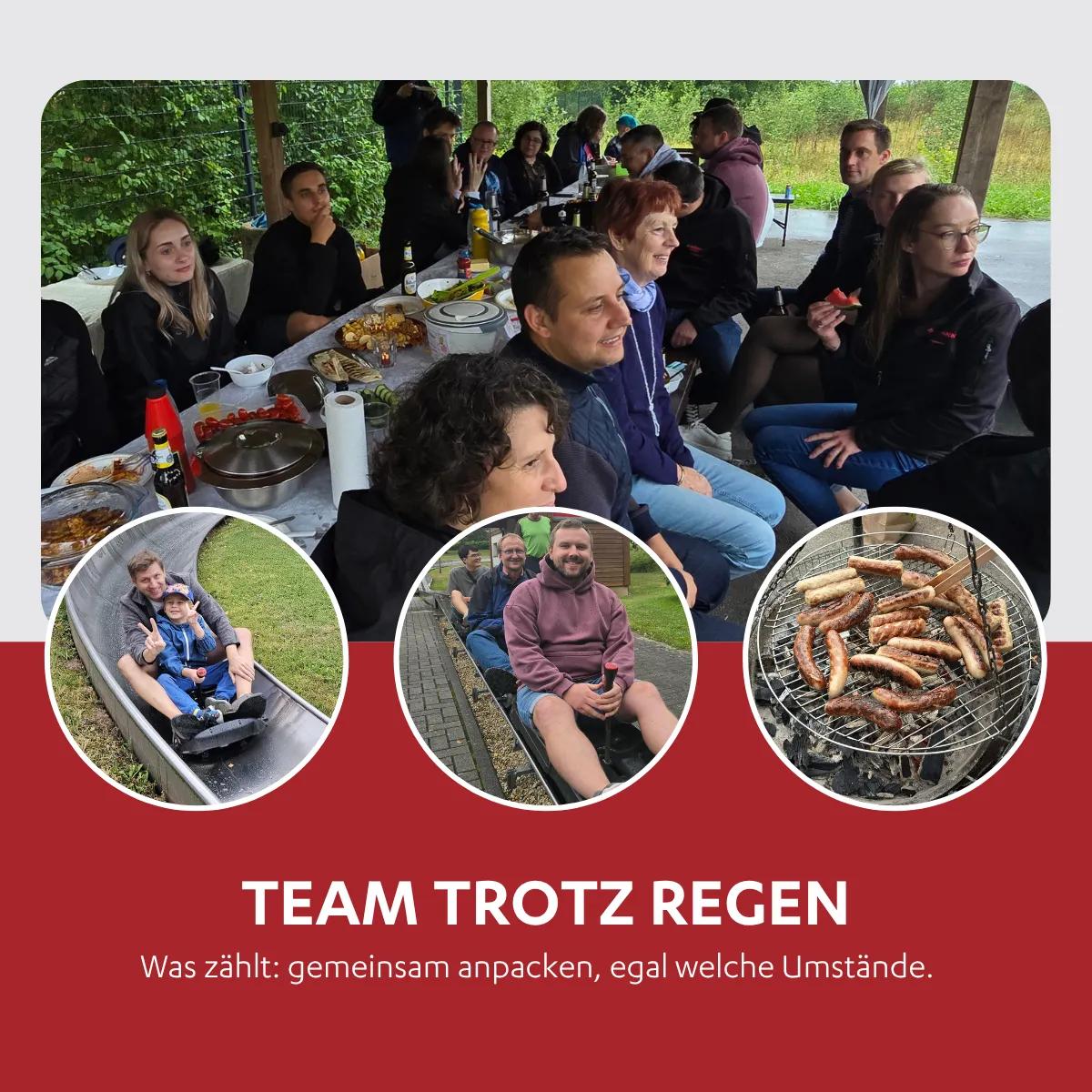HÖRMANN Rawema: Regen als Teamtest